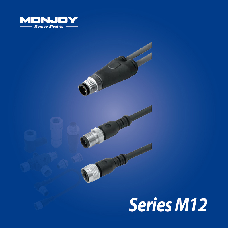  M12*1.0，直式，針-M12*1.0， 直式，針/孔，澆鑄連接器